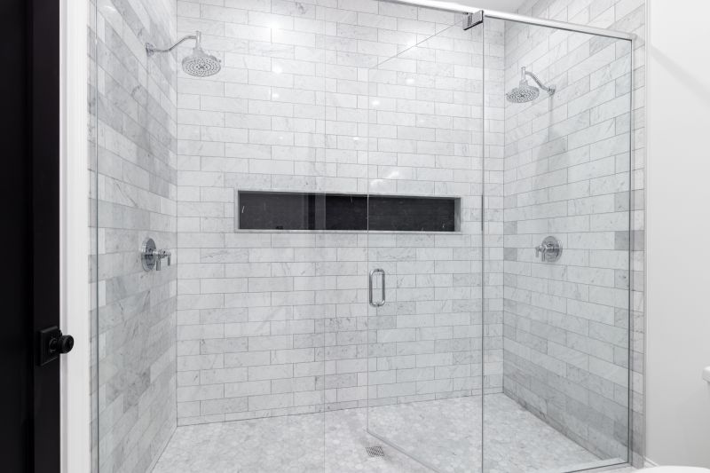 Corner Shower Niche